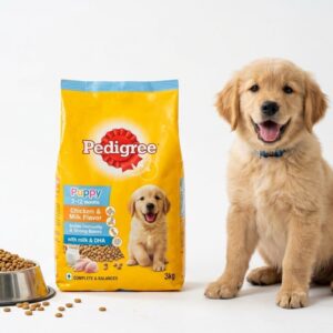 Pedigree Puppy Dry Food – Chicken & Milk for Puppies